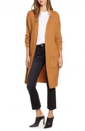 Leith Midi Open Cardigan at Nordstrom